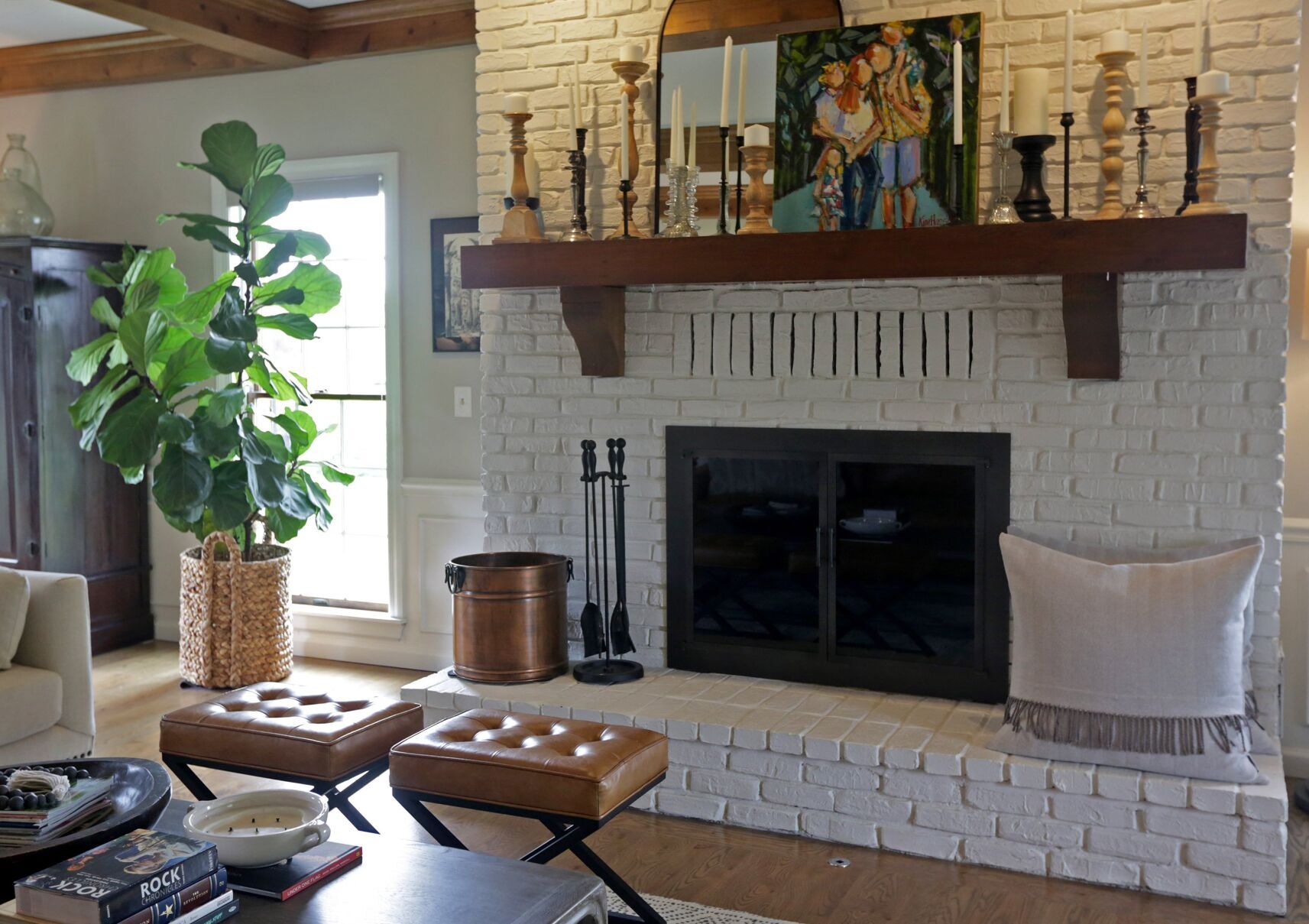 At home with Michelle and Chad Wiegmann in St. Charles